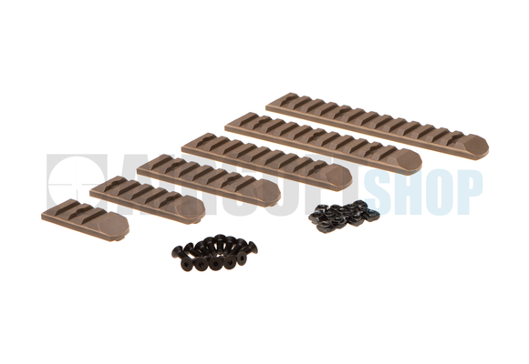 Keymod & M-LOK Rail Set 6-pack (Dark Earth)