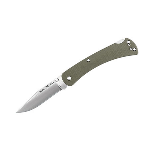 110 Slim EDC Folding Hunter Pro (Olive)