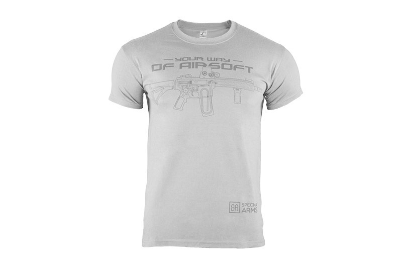 Your Way of Airsoft 02 T-Shirt (Grey/Black)
