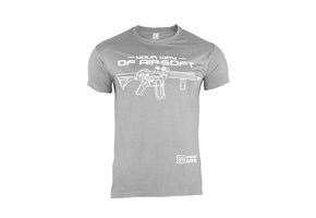 Your Way of Airsoft 02 T-Shirt (Grey/White)