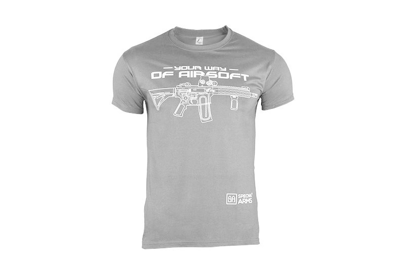 Your Way of Airsoft 02 T-Shirt (Grey/White)