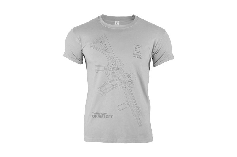 Your Way of Airsoft 01 T-Shirt  (Grey/Black)