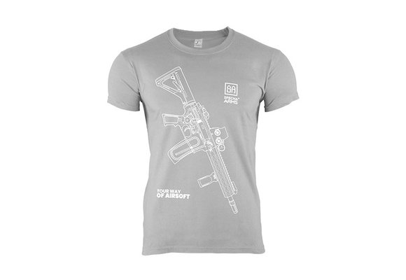 Your Way of Airsoft 01 T-Shirt (Grey/White)