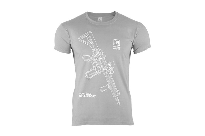 Your Way of Airsoft 01 T-Shirt (Grey/White)