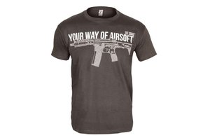 Your Way of Airsoft 04 T-Shirt (Grey/White)