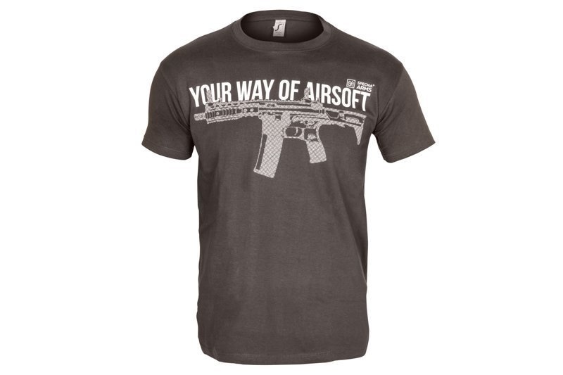 Your Way of Airsoft 04 T-Shirt (Grey/White)