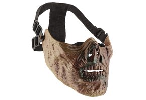 Zombie Half Face Mask (Fake Blood)