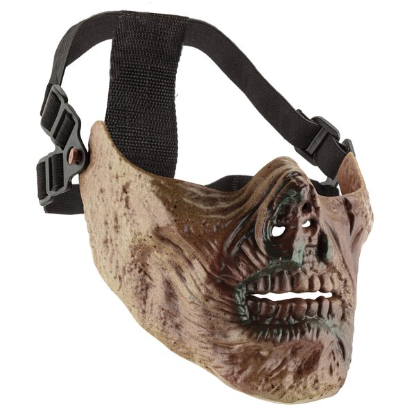 Zombie Half Face Mask (Fake Blood)