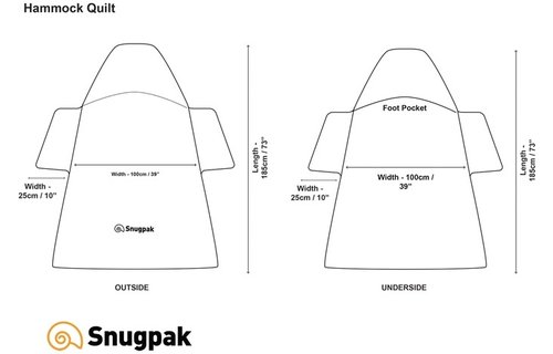 Quilt Hammock Sleeping Bag (Olive)