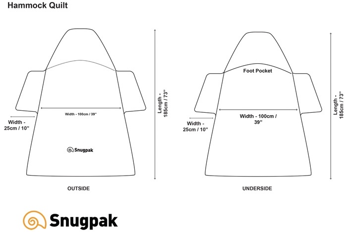 Quilt Hammock Sleeping Bag (Olive)