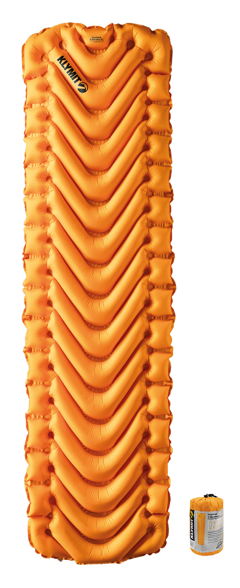 Insulated Static V Sleeping Mat  (Orange)