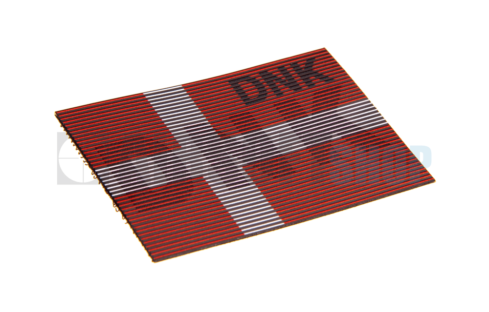 Dual IR Flag Patch DNK (Denmark) (Color)