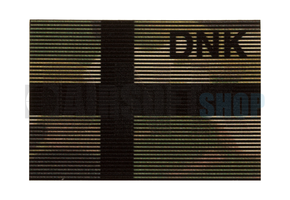 Dual IR Flag Patch DNK (Denmark) (Multicam)