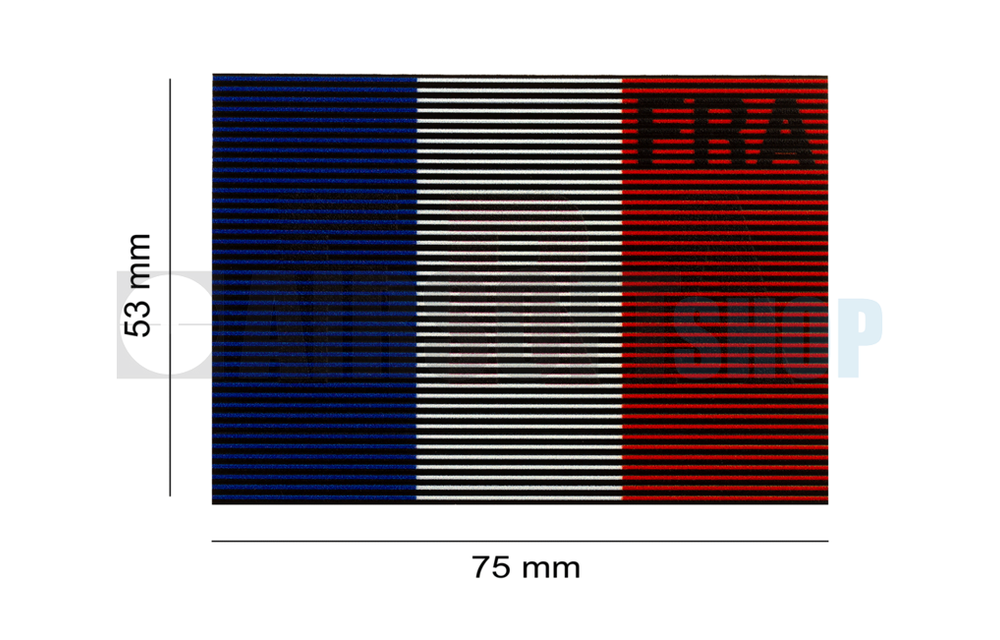 Dual IR Flag Patch FRA (France) (Color)