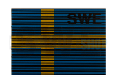 Dual IR Flag Patch SWE (Sweden) (Color)