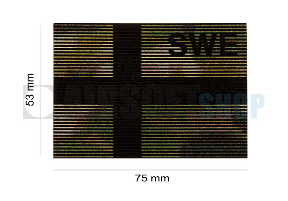Dual IR Flag Patch SWE (Sweden) (Multicam)