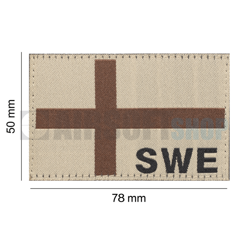 Sweden Flag Patch (Desert)