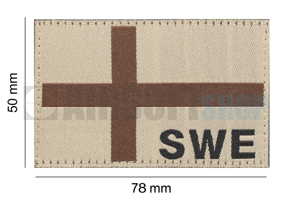 Sweden Flag Patch (Desert)