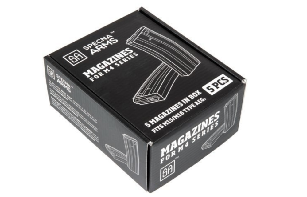 M4/M16 Metal Highcap 5-Pack 300rds (Tan)