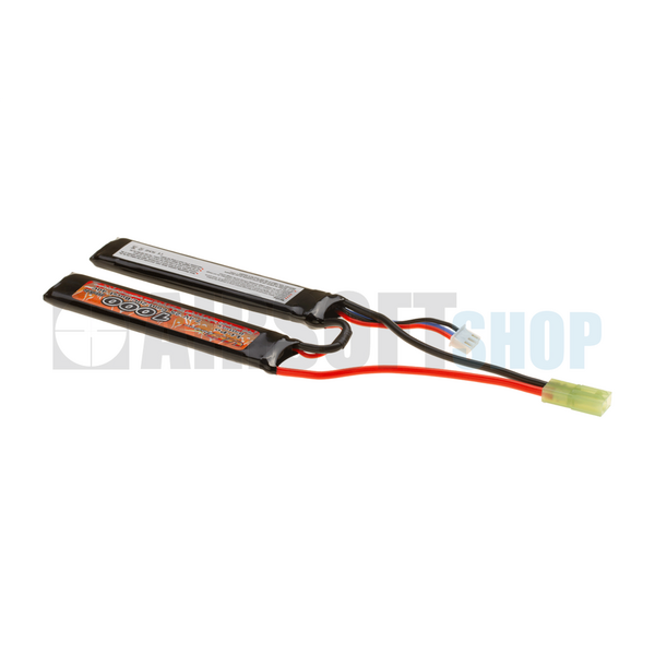 LiPo 7.4V 1000mAh 20C Twin Type (Tamiya)