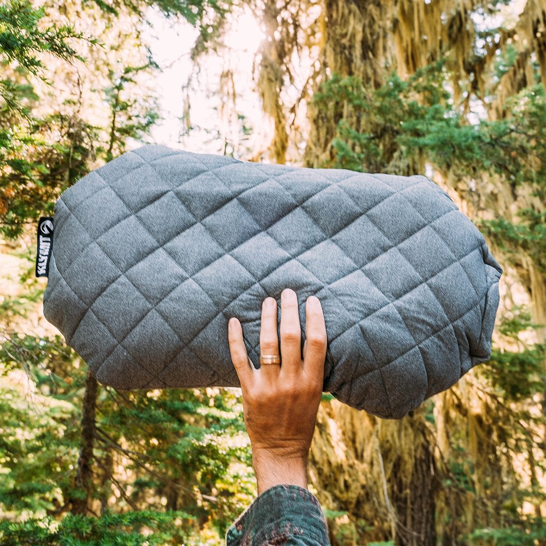 Luxe Camping Pillow (Grey)
