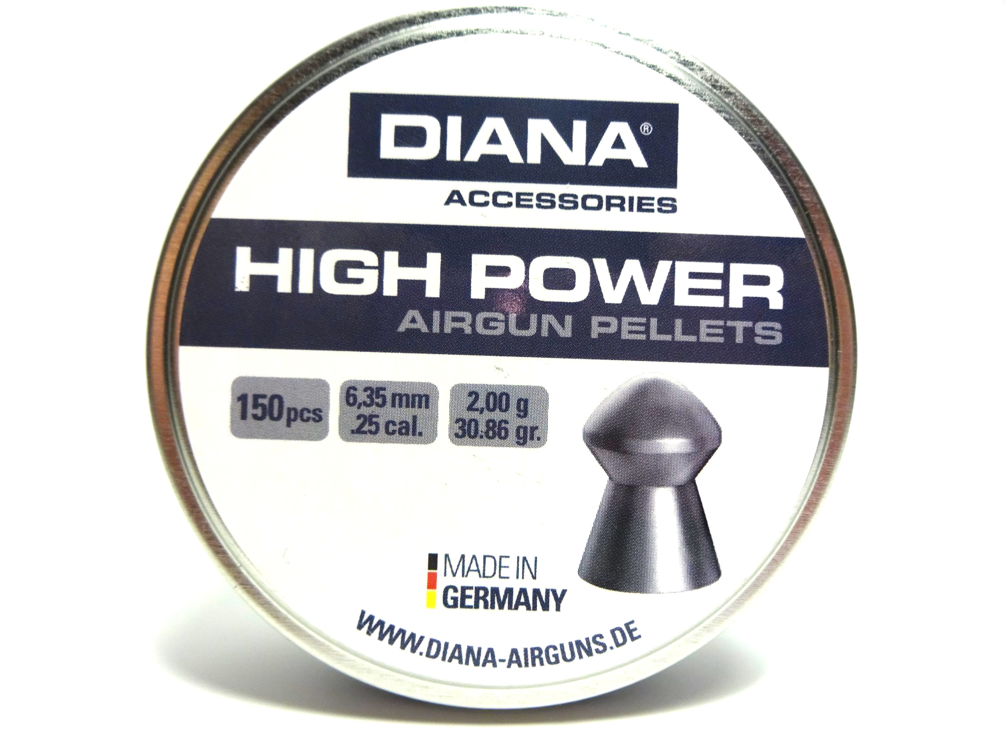 High Power 6.35mm Pellets 150pcs (2,00g)