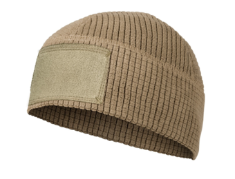 Range Beanie Cap Grid Fleece (Coyote)