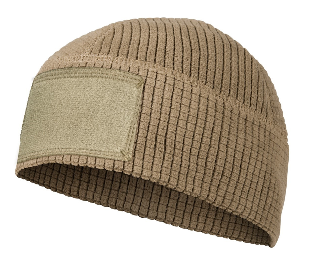 Range Beanie Cap Grid Fleece (Coyote)