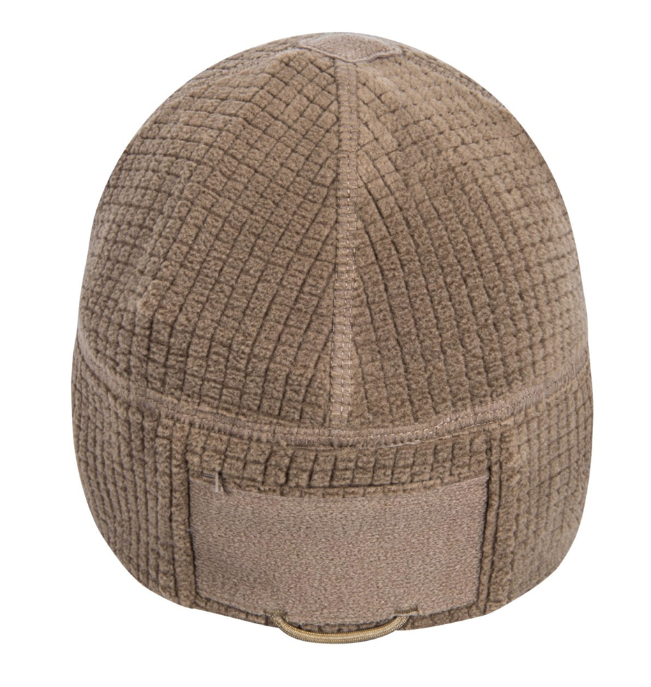 Range Beanie Cap Grid Fleece (Black)