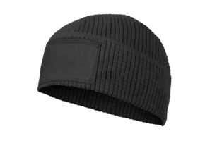 Range Beanie Cap Grid Fleece (Black)