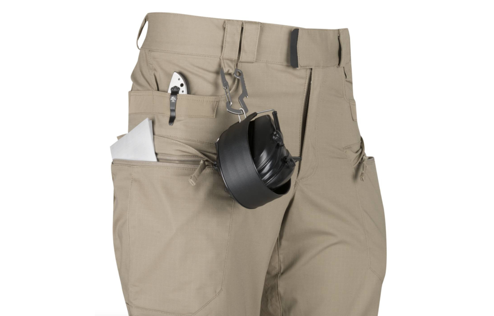 Hybrid Tactical Pants (Polycotton Ripstop) (Mud Brown)