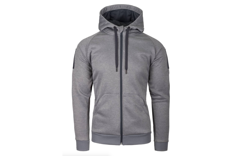 Urban Tactical Hoodie (Fullzip) (Grey Melange)