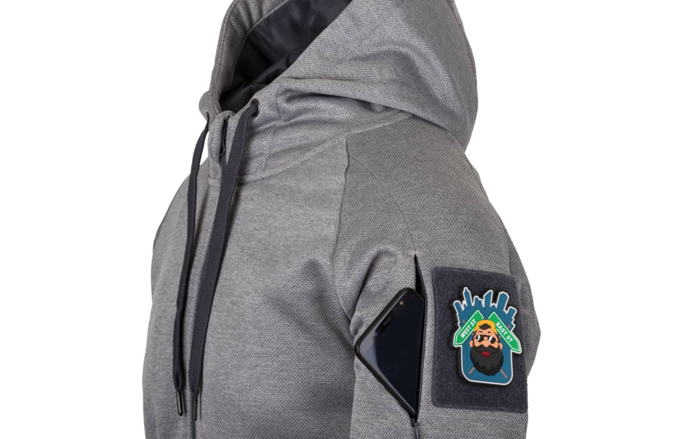 Urban Tactical Hoodie (Fullzip) (Grey Melange)