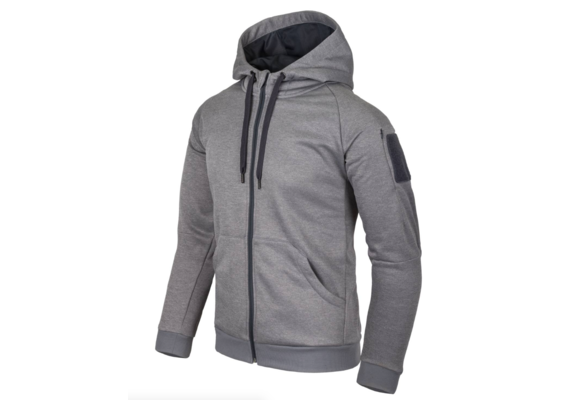 Urban Tactical Hoodie (Fullzip) (Grey Melange)