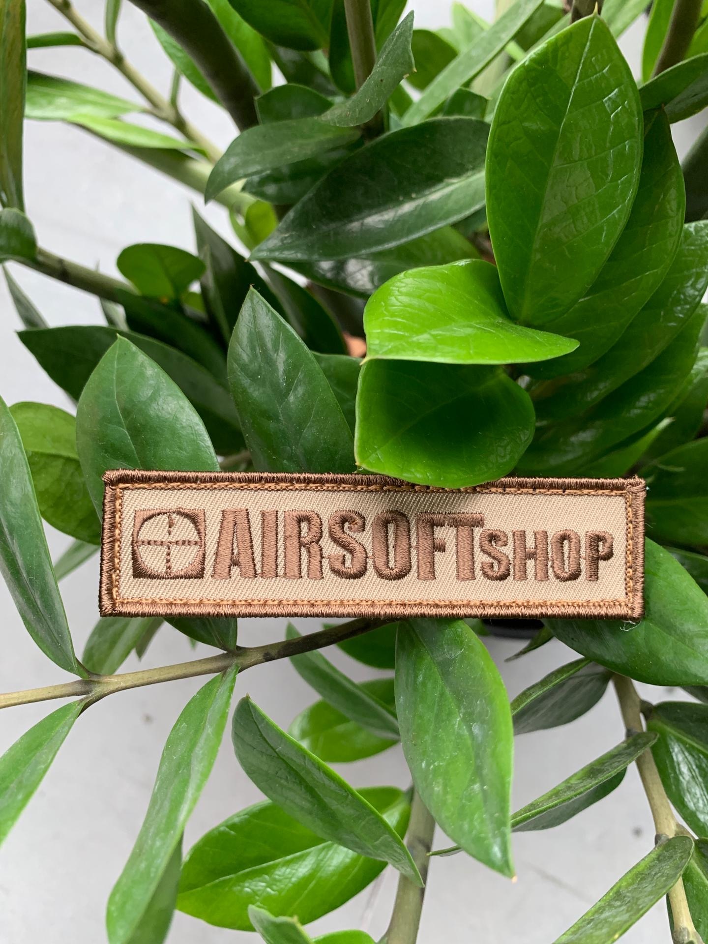 Airsoftshop Patch TAN