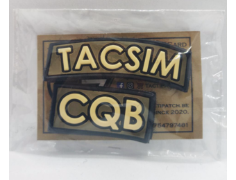TACSIM CQB Rubber Patch Set (Coyote)
