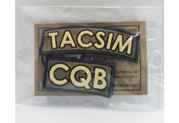 TACSIM CQB Rubber Patch Set (Coyote)