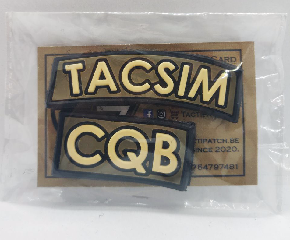 TACSIM CQB Rubber Patch Set (Coyote)