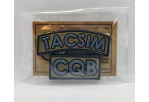 TACSIM CQB Rubber Patch Set (Black)