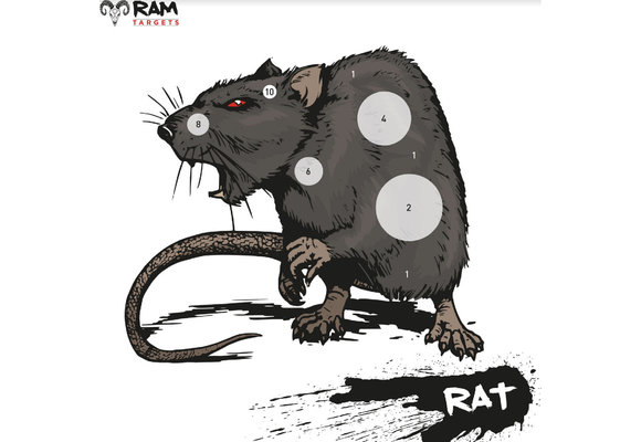 Schietkaarten 14x14cm (Rat)