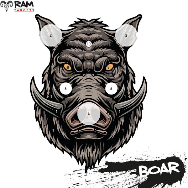 Schietkaarten 14x14cm (Boar)