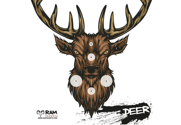 Schietkaarten 14x14cm (Deer)