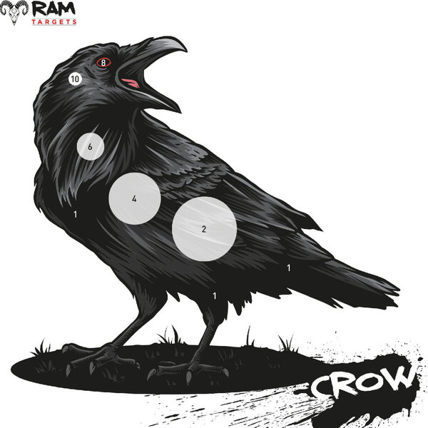 Schietkaarten 14x14cm (Crow)