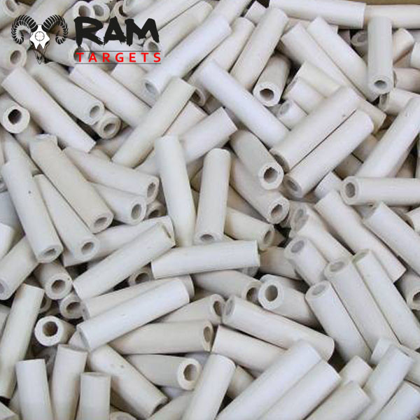 Schietpijpjes Wit Klei (1000pcs)