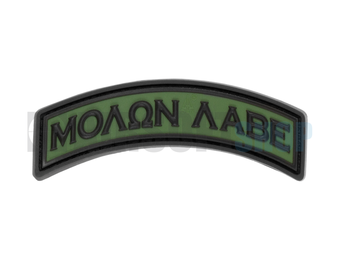 Molon Labe PVC Patch (Forest)
