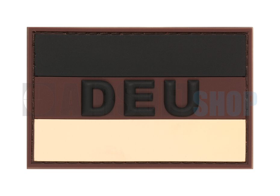 German Flag PVC Patch (Desert)
