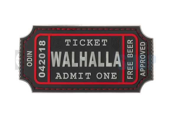 Large Walhalla Ticket PVC Patch (SWAT)
