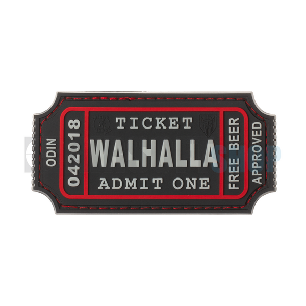Large Walhalla Ticket PVC Patch (SWAT)
