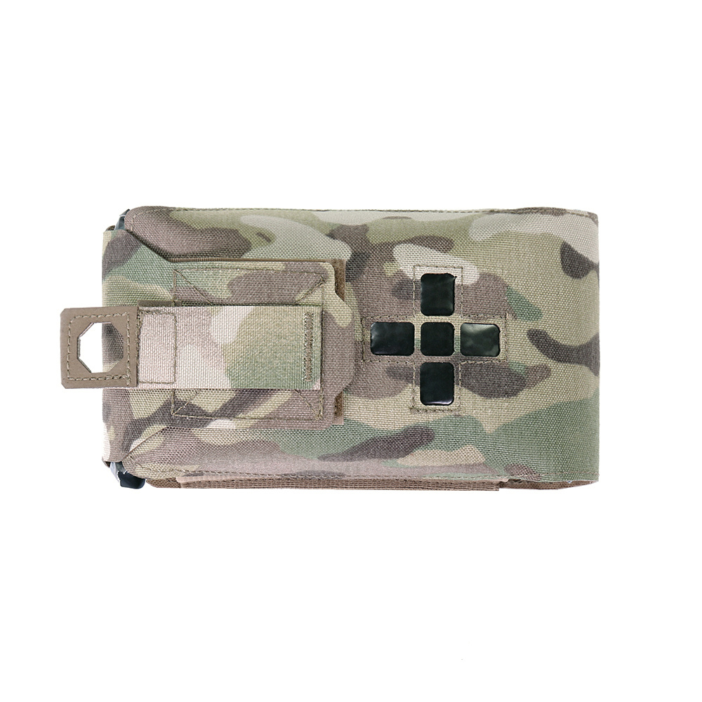 Laser Cut Small Horizontal Individual First Aid Kit Pouch (Multicam)
