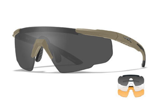 Saber Advanced Smoke/Clear/Rust (Tan Frame)